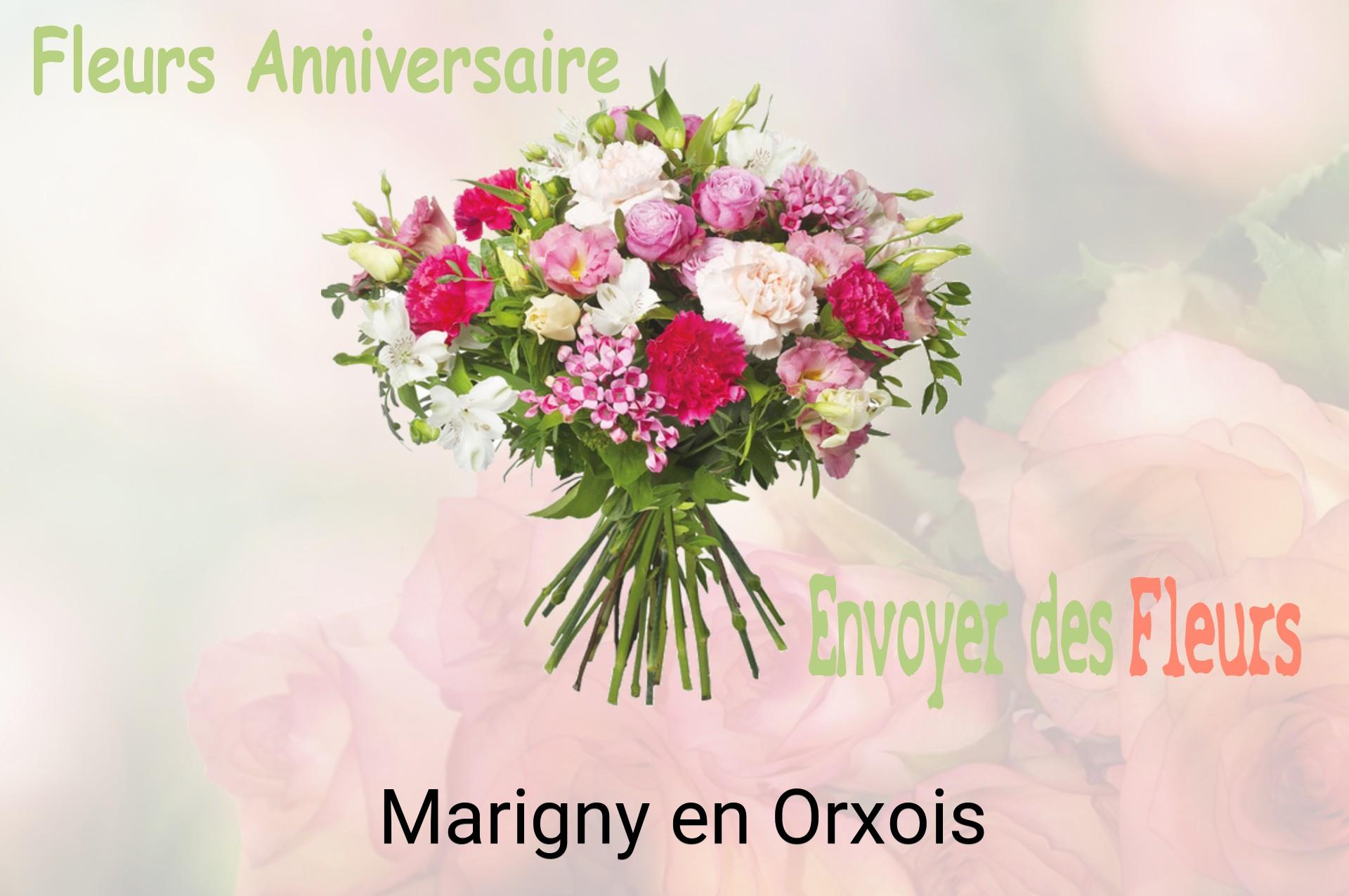 Bouquet de fleurs d’anniversaire livré à Marigny-en-Orxois